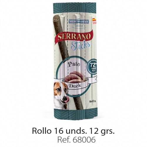 Sticks Pour Chiens  Canard (16pcsx12g)