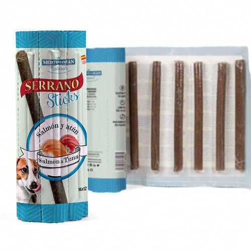 Sticks Pour Chiens Saumon et Thon (16pcsx12g)