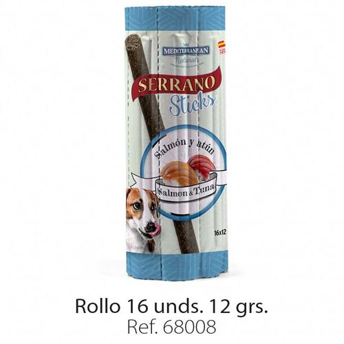 Sticks Pour Chiens Saumon et Thon (16pcsx12g)