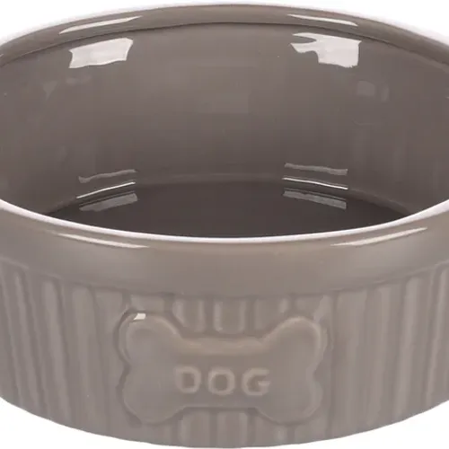 Gamelle Chien Mabel Ceramique Taupe 15cm 640ml / 518465