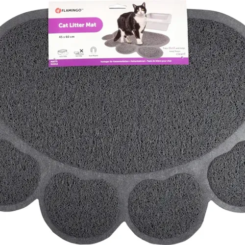 Tapis Pour Bac À Litière Pitou Gris 45x60cm / 560544