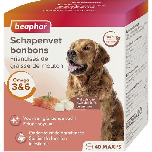 Friandises pour Chiens Graisse de Mouton et Saumon 245g.