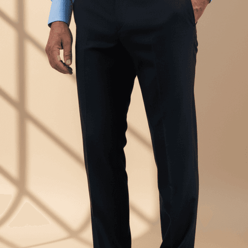 Ravenna Tailored Trousers – Navy Blue