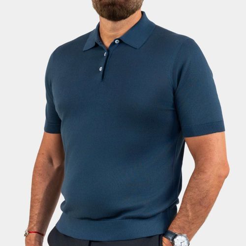 Polo Pompei Bleu Marine