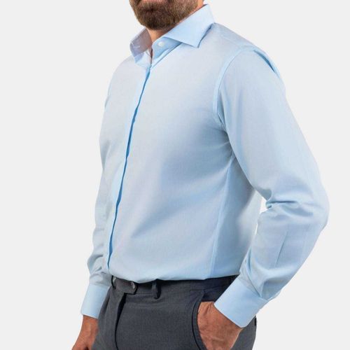 Cordone X Gabriel Sky-blue Poplin Shirt