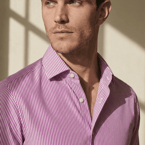 Tolentino – Pink Striped Italian Shirt