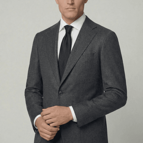 Arezzo Suit – Charcoal Grey – Zignone Fabric – 96% Wool, 4% Cashmere