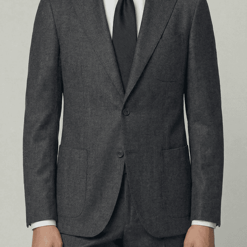 Arezzo Suit – Charcoal Grey – Zignone Fabric – 96% Wool, 4% Cashmere