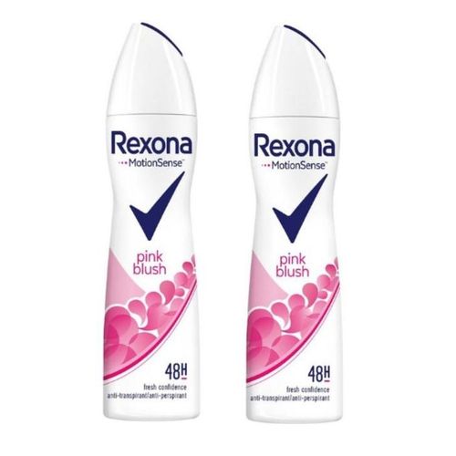 Rexona Spray Anti-transpirant Pink Blush Motionsense 48h - Paquet de 2 X 200ml