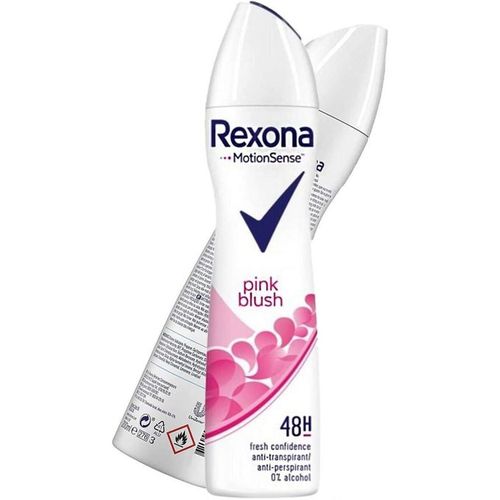Rexona Spray Anti-transpirant Pink Blush Motionsense 48h - Paquet de 2 X 200ml