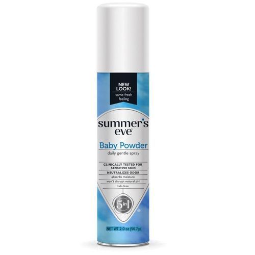 Spray Féminin Intimes Rafraîchissant, Baby Powder 5 in 1 - 56.7g