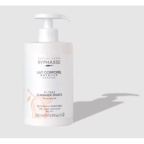 Lait Corporel Nutritif - Pompe Doseuse- Extrait D'Amande Douce - Peaux Sèches