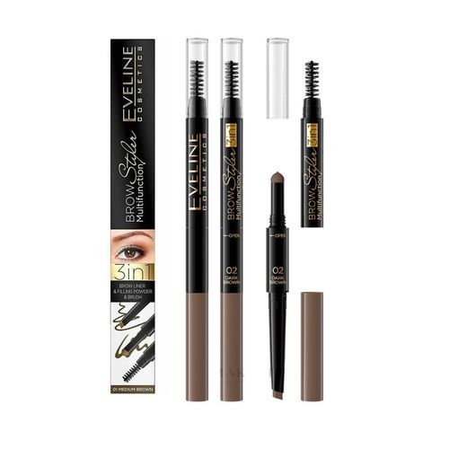 Brow Styler 3in1 Multifunction - 02 Dark Brown