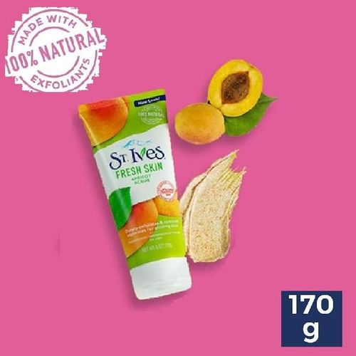 St Ives Désincrustant à L’abricot, Peau Fraiche et Lisse - 170g