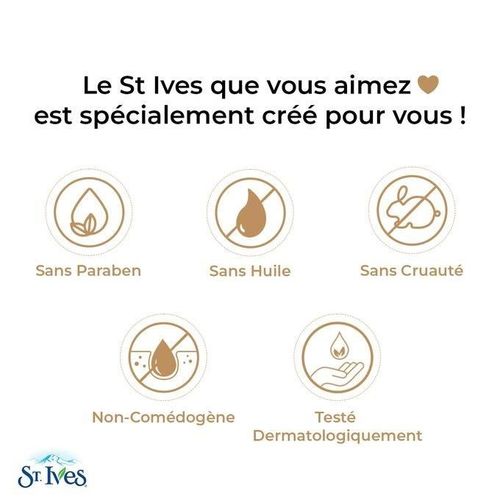 St Ives Désincrustant à L’abricot, Peau Fraiche et Lisse - 170g
