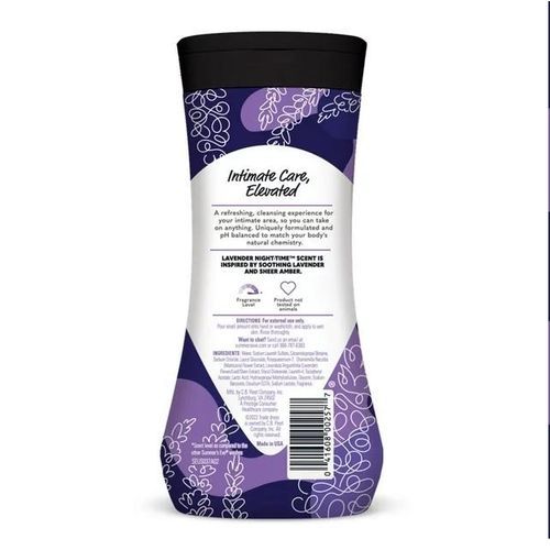 Gel Nettoyant Féminin de Nuit, Elimine les Odeurs, Lavande