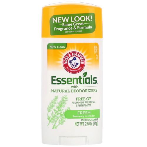 Déodorant Essentials avec Désodorisants Naturels, Lavande et Romarin Frais