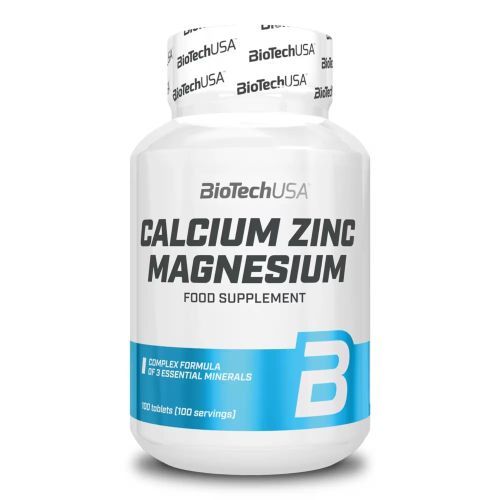 Calcium + Zinc + Magnesium - 100 Comprimés