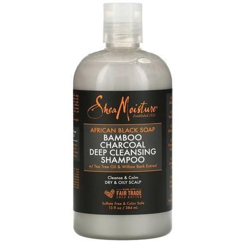 Shampooing Nettoyant Profond au Charbon de Bambou, Cuir Chevelu Sec et Huileux - 384 Ml