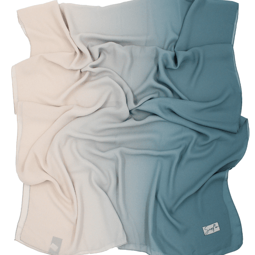 Chale Yaomy® Dégradé - Vert To Beige