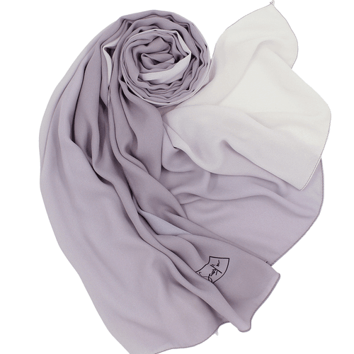 Chale Yaomy® Dégradé - Mauve To Blanc