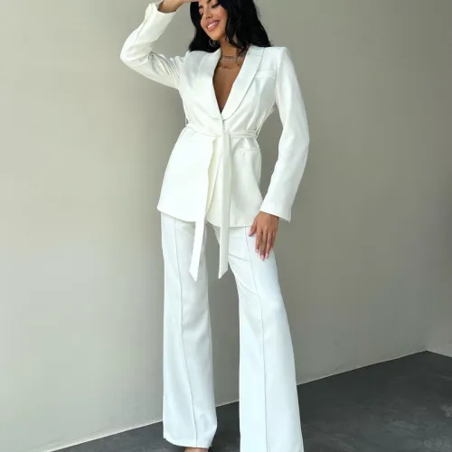 Ensemble Tailleur Importé Ceinturé -Importé de la Turquie 