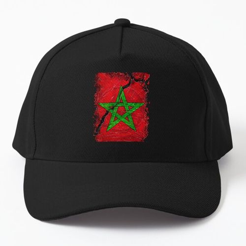 Drapeau du Maroc, Maroc Casquette Noir