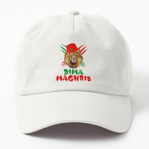Dima Maghrib Maroc 2025 Casquettes Blanc