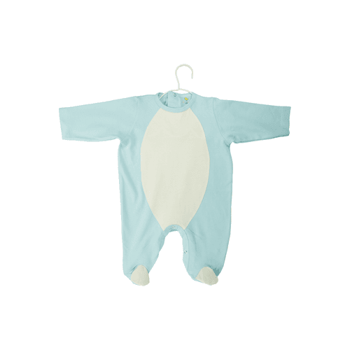 Two-Tone Organic Cotton Sleepsuit