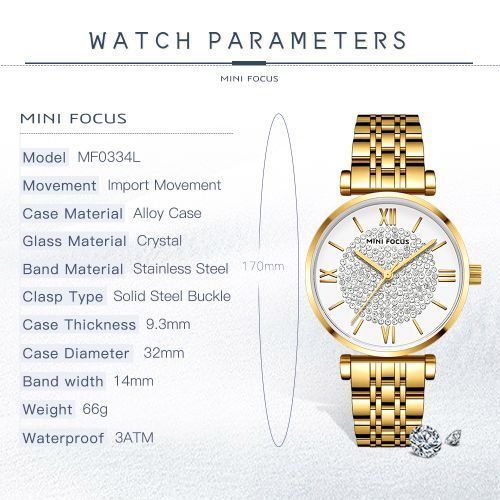 Watch Fashion Women Watches Female Mf0334l.02