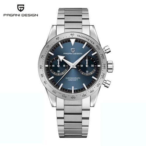 Montre -bracelet à Quartz avec Lunette en Saphir - Chronographe