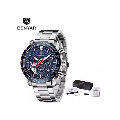 Montre en Acier Inoxydable - Date Automatique