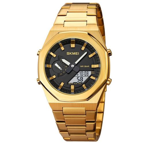 Montre pour Hommes Électronique à Double Affichage Montre Analogique de Mode