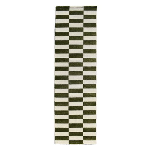 Tapis de couloir danyo crème, vert