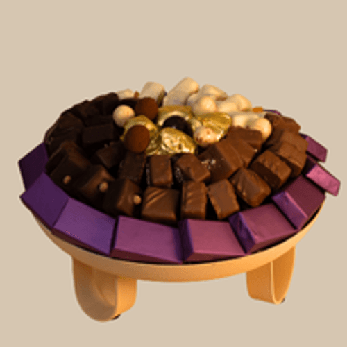 Plateau Beige Rond P