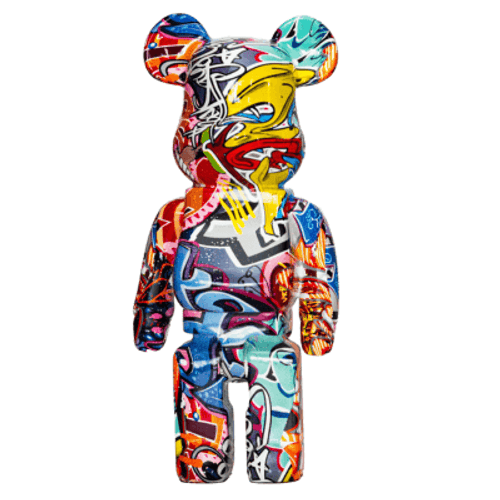 Bearbrick abstrait pop