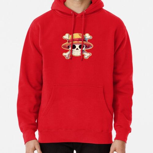 Crâne de Luffy Sweat à capuche épais