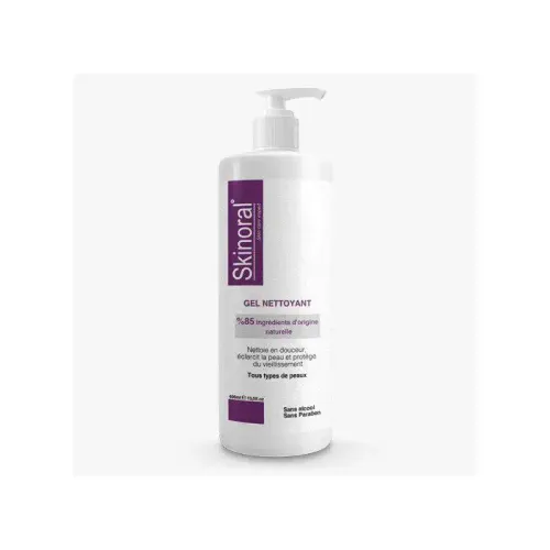 Gel Nettoyant Visage - Non gras - Tous types de peau - 85% d'ingrédients naturels