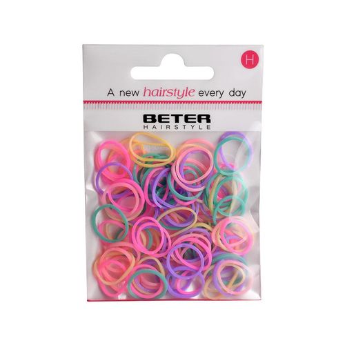 100 mini élastiques à cheveux en silicone