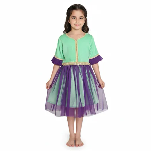 Caftan avec Demi Manches en Mlifa de Soie