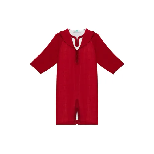Jellaba Rouge Rubis pour fille
