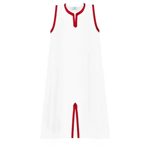 Jellaba Rouge Rubis pour fille