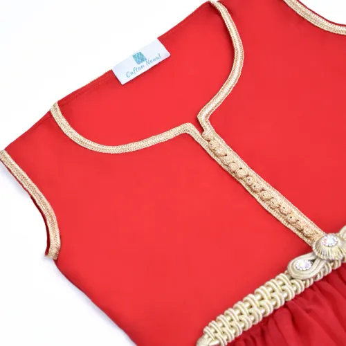 Caftan sans Manches en Crêpe de Soie
