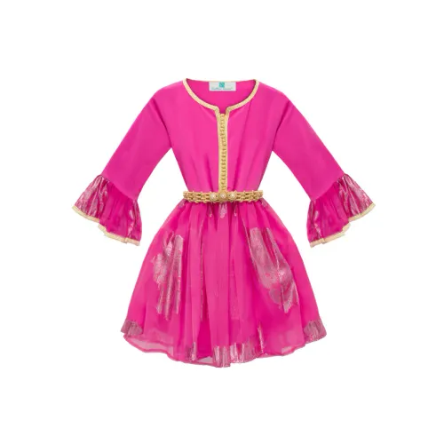 Caftan avec Manches en crêpe georgette de soie 