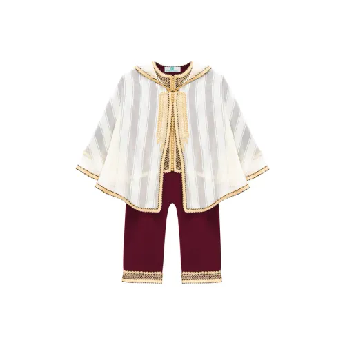 Jabador - grenat pour enfant avec selham blanc