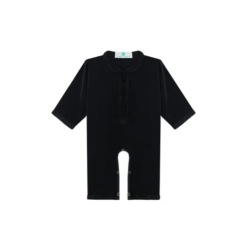 Grenouillère - Noir pour Bébé sans Selham