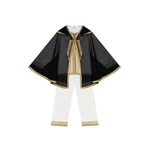 Jabador - Blanc pour Enfant avec Selham Noir