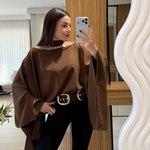 Chemisier cape 