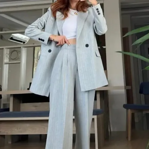 Ensemble Tailleur / Veste Croisée 