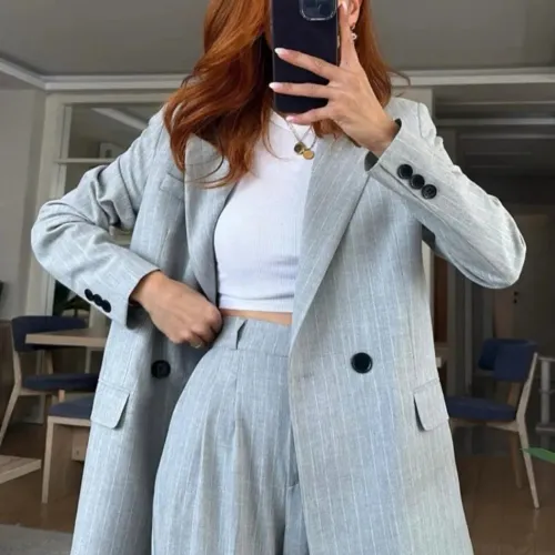 Ensemble Tailleur / Veste Croisée 